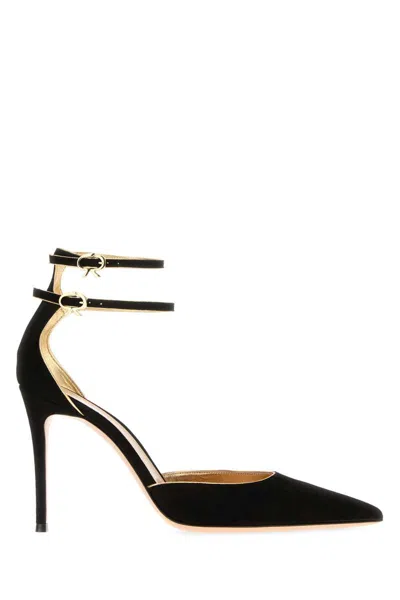 Gianvito Rossi 'ivette' Pumps Featuring Open Sides In Black