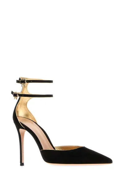Gianvito Rossi 'ivette' Pumps Featuring Open Sides In Black