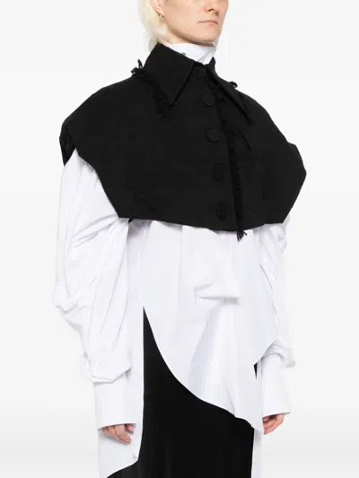 Gaze De Lin Button-up Jacket In Black