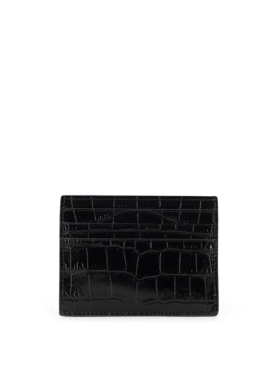 Tom Ford Croc-embossed Leather Cardholder