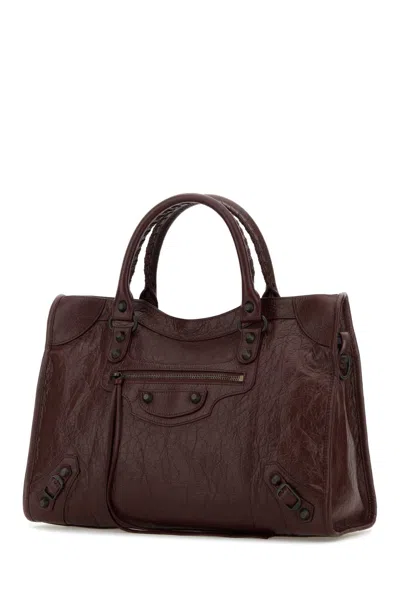 Balenciaga Le City Bag M Hand Bags Bordeaux In Red