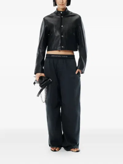 Alexander Wang Comfortable Pants With Logo And Pockets