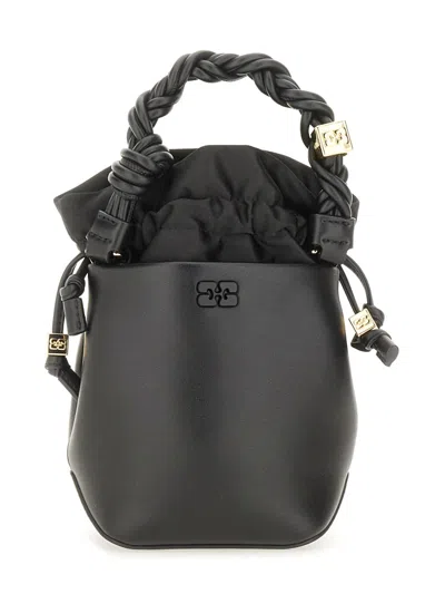 Ganni Mini "bou" Bag In Black
