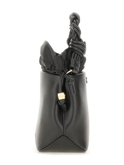 Ganni Mini "bou" Bag In Black