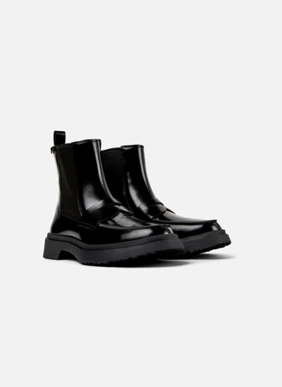 Camper Walden Loafer Chelsea Boot In Black