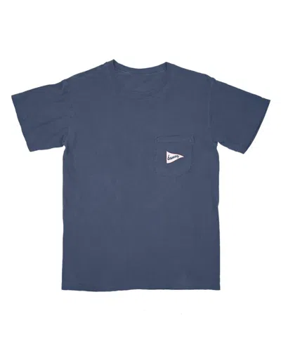 Breezy Golf Men's Have A Day Usa Splatter Graphic Tee In Navy Blue In Blue