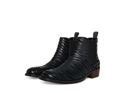 Steve Madden Hawke Hawk03m1 Women's Boots Black Leather Chelsea Boots Jobb1727 In Black