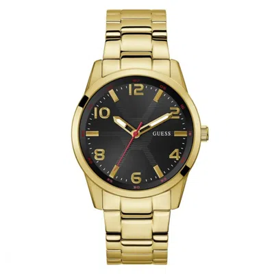 Guess Men's R2 Black Dial Watch In Gold