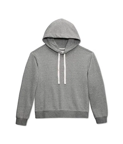 Label Go-to Hoodie Mens Heather Gray Cotton Blend Long Sleeve Pullover Jdm949 In Gray