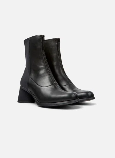 Camper Kiara 60mm Round-toe Boots In Black