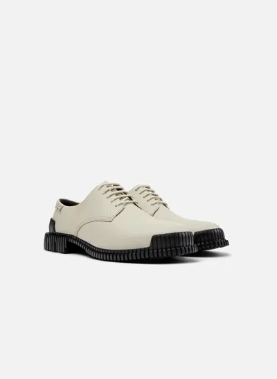 Camper Pix Lace-up Rubber-sole Shoes In Neutral