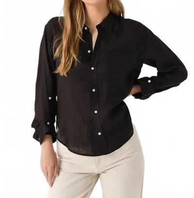 Citizen Of Humanity Kayla Shrunken Shirt In Chocolate In Brown