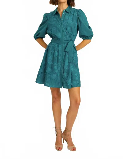 Caballero Eloise Dress In Pacific In Green