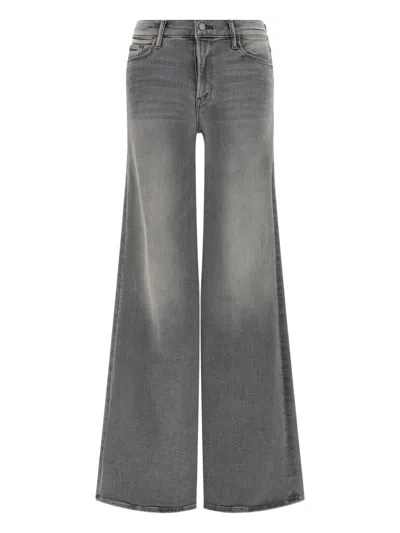 Mother The Twister Heel Denim Jeans In Gray