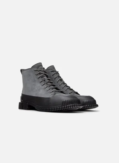 Camper Pix Lace-up Boot In Gray
