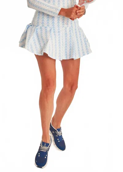 Ck Bradley Topsy Skirt In Julep Blue In Blue