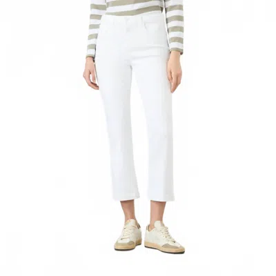 L Agence Ali High Rise Flare In Blanc In White