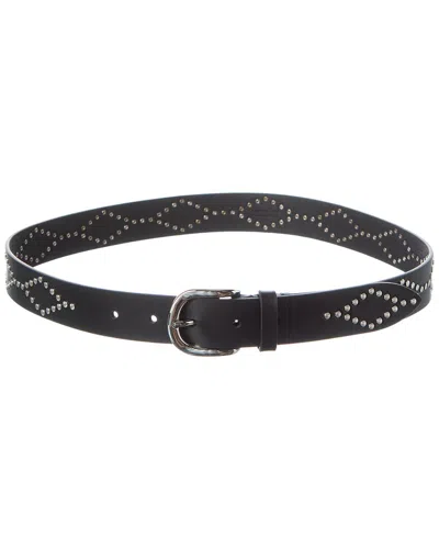 Isabel Marant Liliana Leather Belt In Black