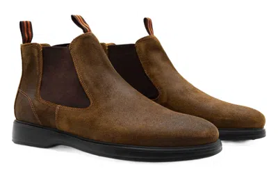 Martin Dingman Men's Windsor Chelsea Boot In Vintage Cedar In Brown