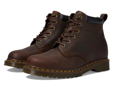 Dr. Martens 939 Ben Six-eye R24282207 Men Us 12 Brown Leather Core Boots Rhs3064 In Brown