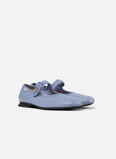 Camper Myra Mary Jane Flat In Blue