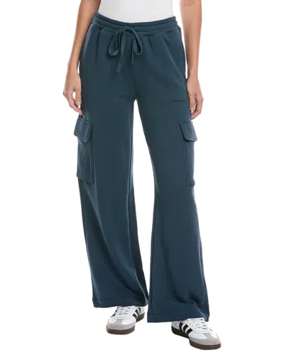 Nation Ltd Casey Cargo Sweatpants In Midnight Blue In Blue