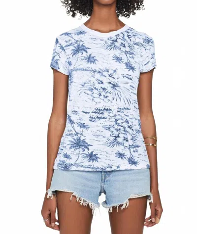 Goldie Palm Island Ringer Tee In Limoges In Blue