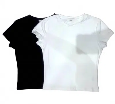 Tic Toc Alexia Baby Tee In Black In Black