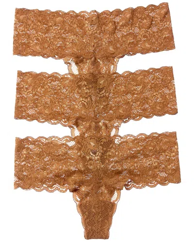 Cosabella 2pk Never Say Never Comfie Cutie Thong In Brown