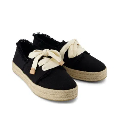 Toms Carlup Espadrille Sneaker In Black