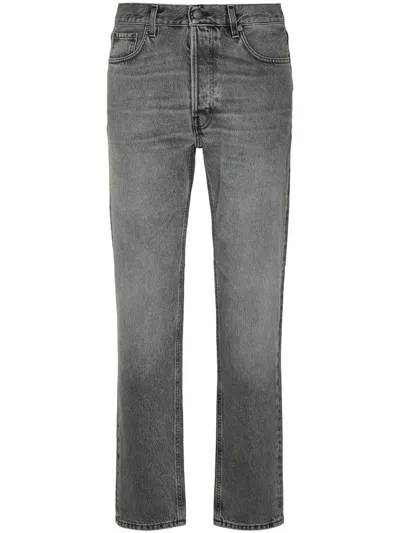 Haikure Slim Fit Grey Jeans With Vintage Appeal In Gray