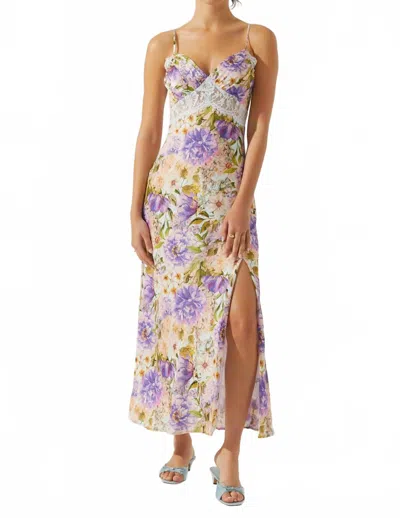 Astr The Label Ivanna Floral Slipdress In Multi