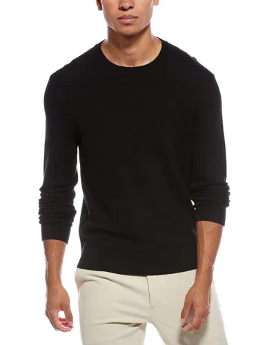Theory Hilles Cashmere Crewneck Sweater In Black