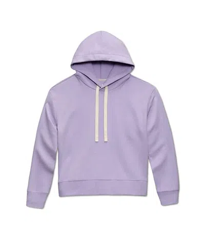 Label Go-to Hoodie Men's Lavender Stretch Relaxed Fit Long Sleeve Jdm872 In Purple