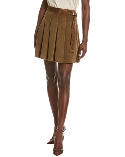 Weekend Max Mara Zucca Skirt In Brown