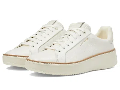 Cole Haan Grandprø Topspin Sneakers In White-dove