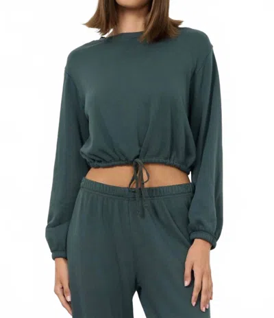 Lamade Alfie Pullover Sweater In Pine Green In Green