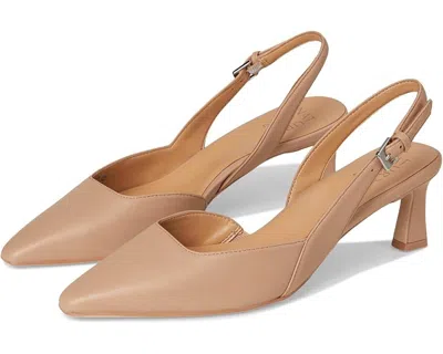 Naturalizer Dalary I4621l3251 Pump Women's Beige Leather Slingback Ver210 In Nude