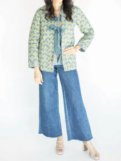 Victoria Dunn Lennox Jacket In Cypress Green In Green
