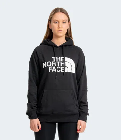 The North Face Half Dome Pullover Hoodie In Tnf Black/white In Black