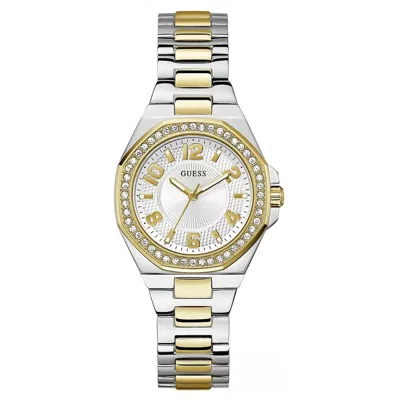 Guess Women's Contessa White Dial Watch In White