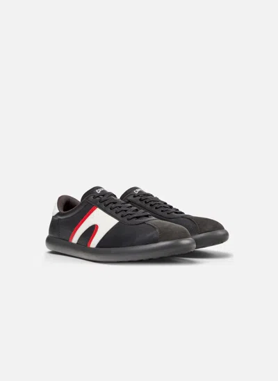 Camper Pelotas Leather Sneakers In Black