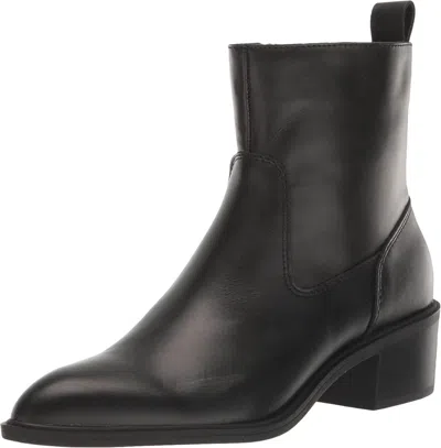 Dolce Vita Bili H2o Booties Black Leather In Black