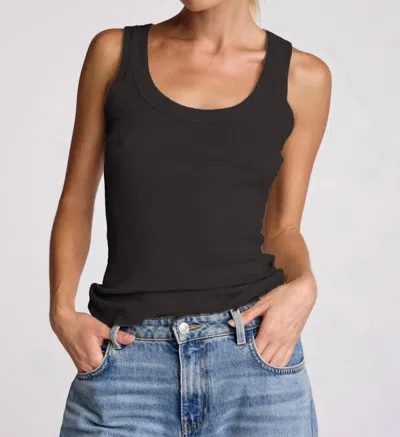 Sundays Danny Tank Top In Black In Gray