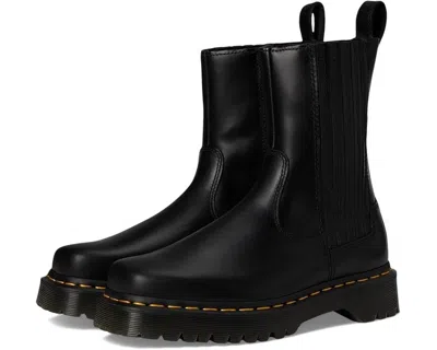 Dr. Martens' Amaayah Lo Boots Womens Us 7 Black Leather Square Toe Ankle Zogg69 In Black