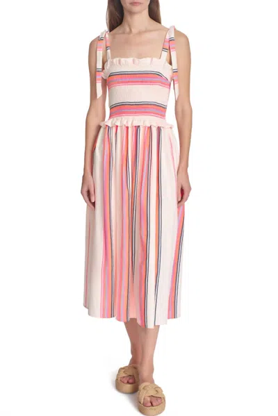 Corey Lynn Calter Olivia Dress In Orange In Multi