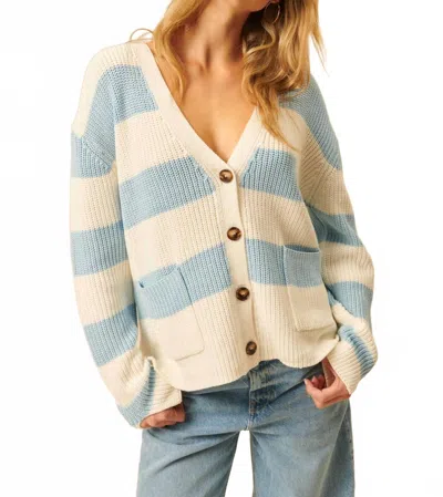 John & Jenn Mckay Striped Sweater In Anchor In Multi
