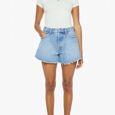 Mother Women's The Flutter Short In Blue In Blue