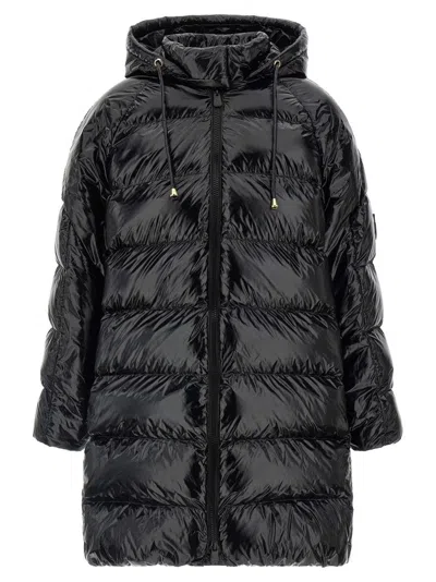 Pinko Burro Down Jacket In Black