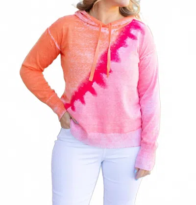 Charlie B Women's Reverse Printed Cotton Hoodie In Multi In Multi